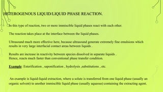 Ultrasound Assisted Reaction of M.pharm semester 2 | PDF