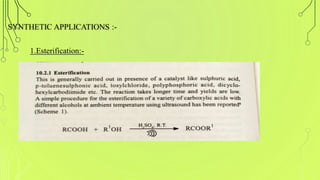 Ultrasound Assisted Reaction of M.pharm semester 2 | PDF
