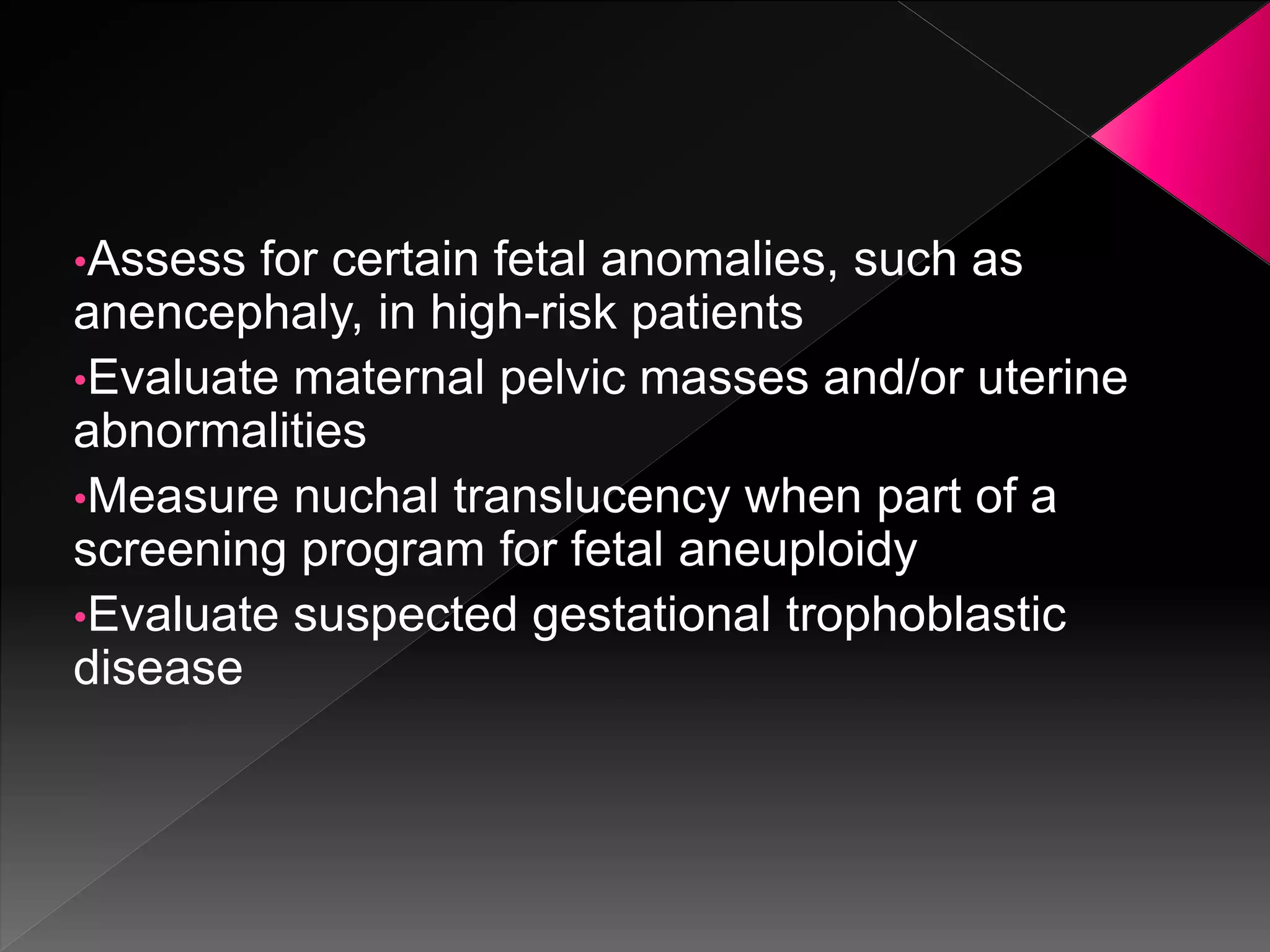 Ultrasound in obstetrics | PPTX