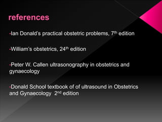 Ultrasound in obstetrics | PPTX