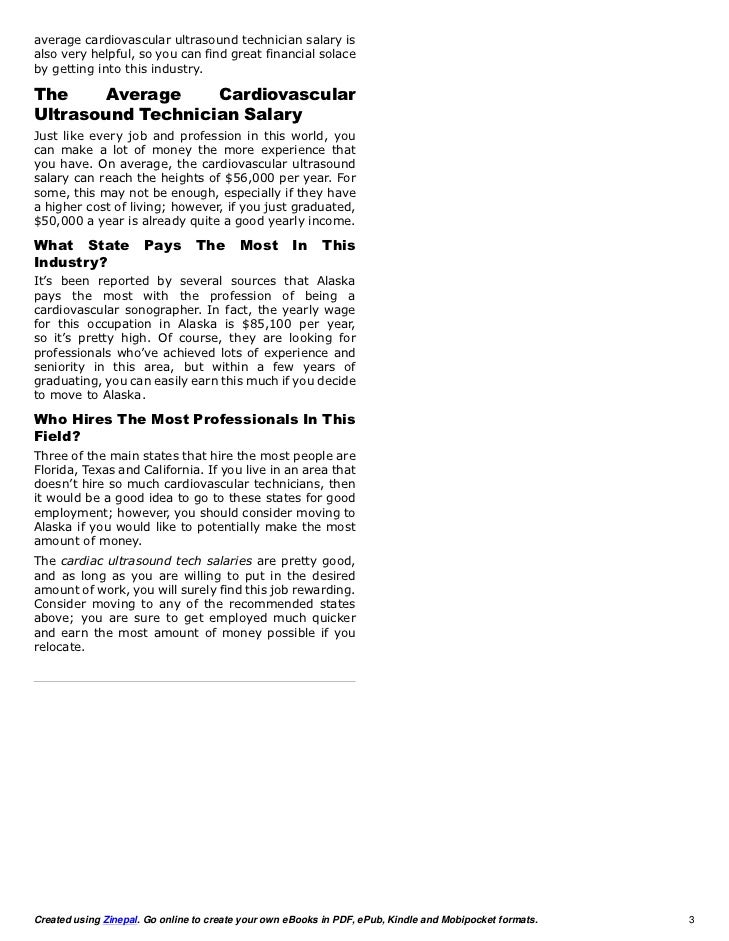 Ultrasound Technician Salary Guide