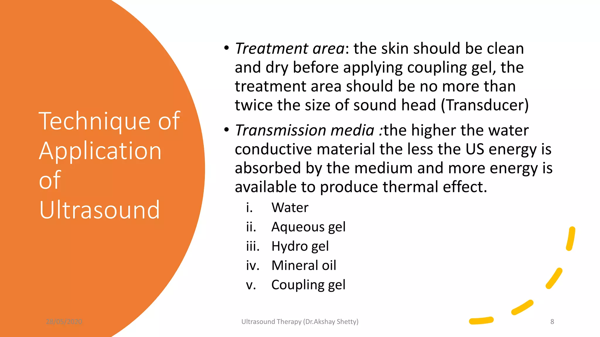 Ultrasound therapy PPT