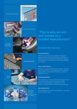 Ultratecno power ultrasonic cleaning