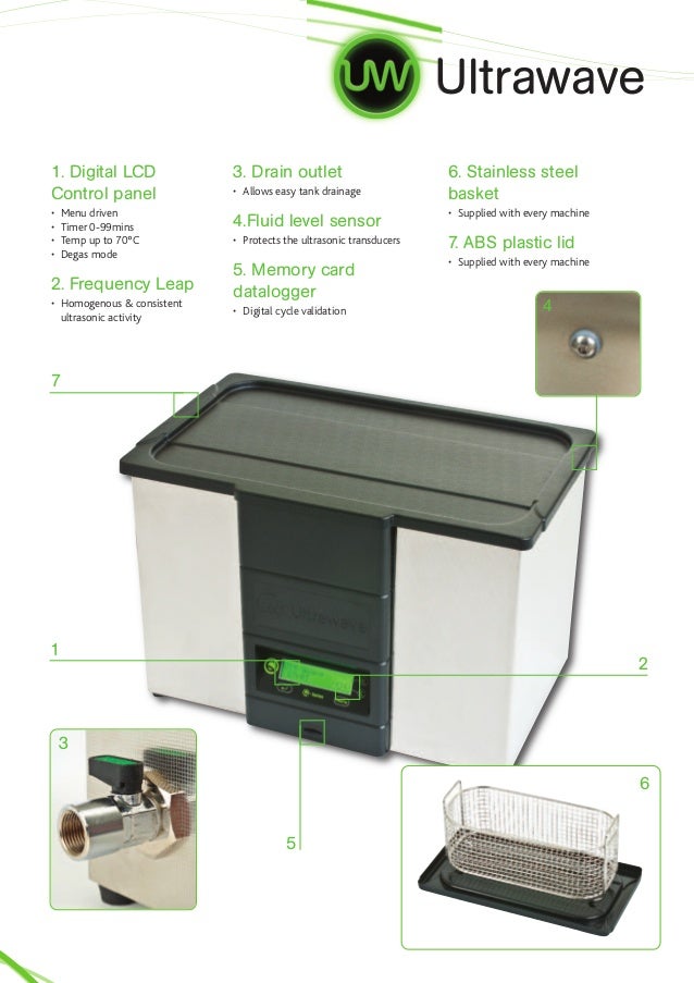 Ultrawave QSeries ultrasonic baths