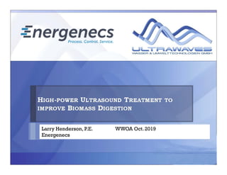 Larry Henderson, P.E. WWOA Oct. 2019
Energenecs
 