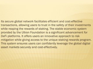Ultron Programme Ultron Foundation | PDF