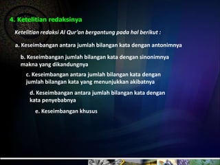 MAKIYYAH DAN MADANIYYAHA. PengertianMakiyyahadalahayat-ayat yang diturunkansebelumRasulullahhijrahkeMadinahMadaniyyahadalahayat-ayat yang diturunkansesudahRasulullahhijrahkeMadinahB. KlarifikasiAyatdanSurat-surat Al Qur’an1. Dari sudutMasa2. Dari SudutTempatTurunnyaAyat3. Dari SudutMukhattab / orang yang dituju