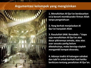 Segi-segikemukjizatan Al Qur’an 1. Gaya bahasa2. Susunankalimat3. Hukum Allah yang sempurnaAl Qur’an menggunakan 2 caradalammenetapkanhukum :a. Secara globalb. Secaraterperinci