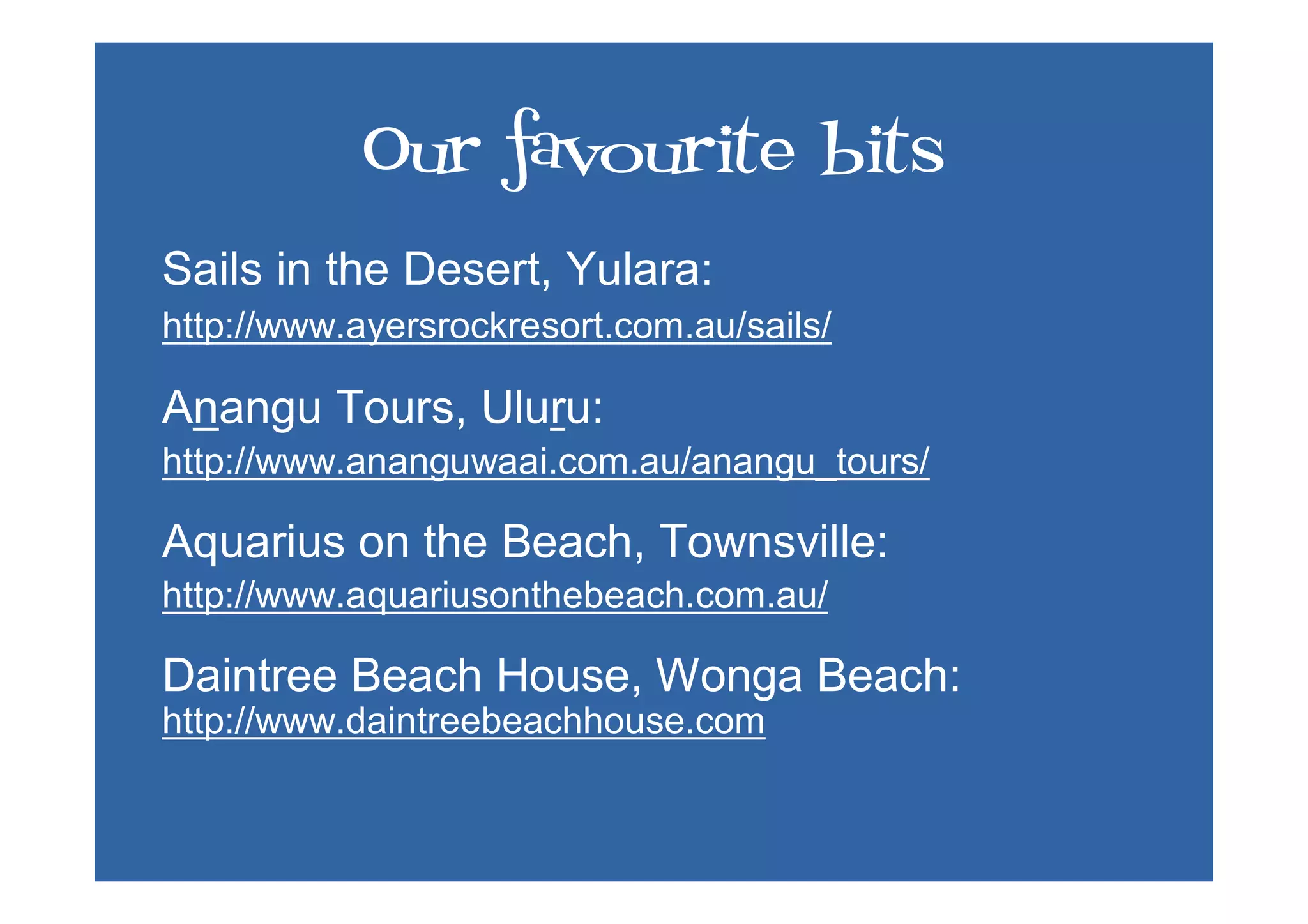 Uluru to FNQ - Roadtrip '07