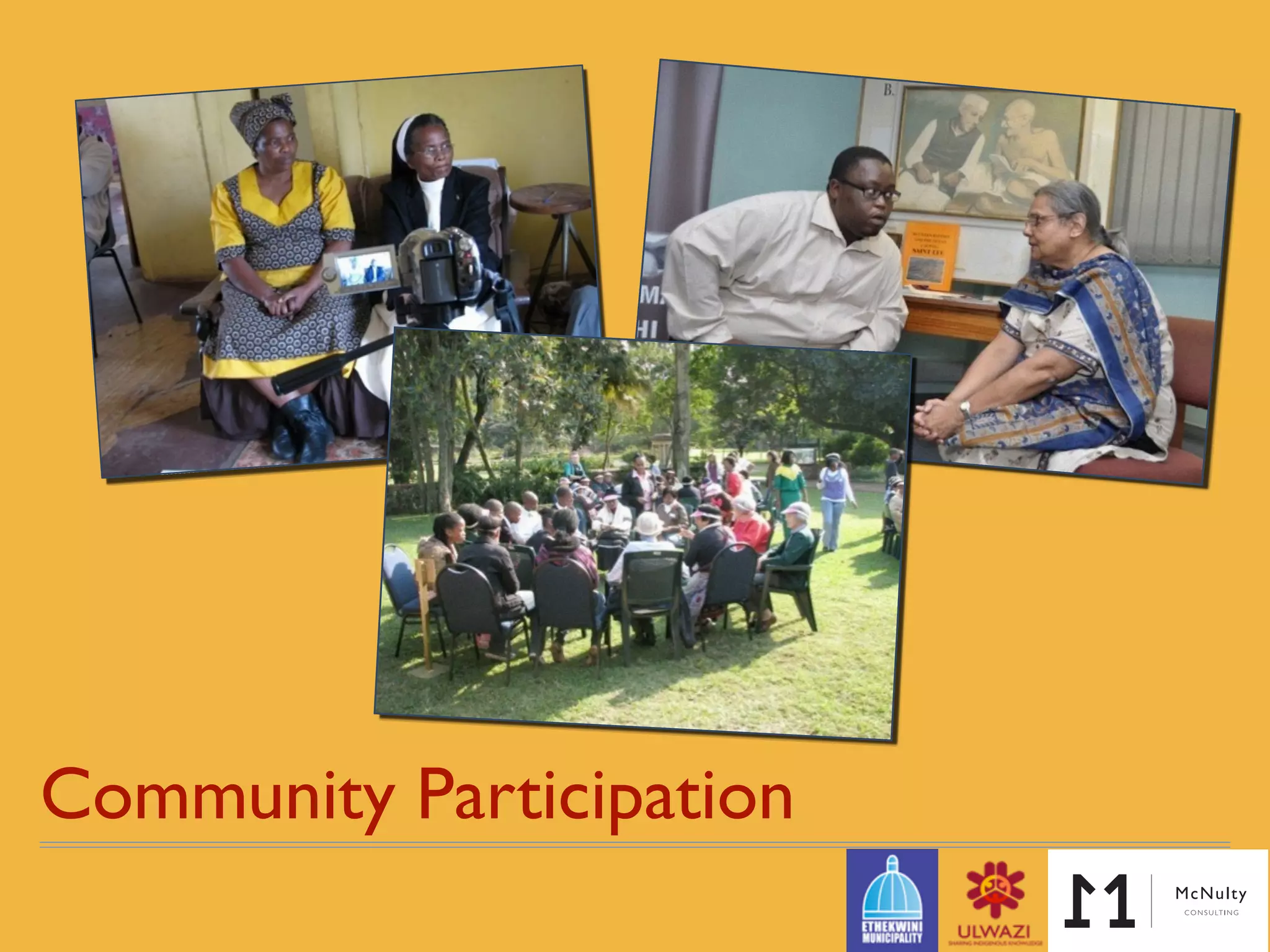 Community Participation 
 