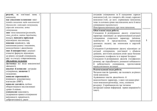 розуміє, як пов’язані мова і
мовлення;
має уявлення та пояснює зміст
понять мовлення, види мовленнєвої
діяльності, ситуація спілкування,
адресат мовлення, мета
спілкування;
знає типи мовлення (розповідь,
опис, роздум, оцінка (предмета,
явища), наводить приклади
відповідних висловлень;
пояснює відмінність між
мовленням усним і писемним,
монологічним і діалогічним;
знає й використовує доцільні
етикетні формули відповідно
до різних ситуацій спілкування,
віку та статусу співрозмовника.
Діяльнісна складова
застосовує всі види мовленнєвої
діяльності;
аналізує й осмислює ситуацію
спілкування, визначає її
складники;
виявляє спроможність
ініціювати комунікативну
взаємодію (ПФГ);
виявляє здатність логічно
обґрунтовувати висловлювані
думки й оцінки;
усвідомлює важливість
додержання правил спілкування:
ввічливості, привітності,
доброзичливості, уваги
ситуацію спілкування та її складники: адресат
мовлення (той, хто говорить або пише), адресант
мовлення (той, до кого спрямоване мовлення),
тема та основна думка висловлення, мета й місце
спілкування (практично).
Повторення вивченого про типи мовлення.
Обов’язкові види роботи.
Складання й розігрування діалогу етикетного
характеру відповідно до запропонованої ситуації
спілкування етикетного характеру (вітання,
знайомство й представлення, пропозиція
допомоги людині, що опинилася в скрутній
ситуації).
Складання й розігрування діалогу відповідно до
ситуації спілкування, пов’язаної з обміном
думками, життєвим досвідом учнів щодо безпеки
спілкування телефоном та в мережі Інтернет.
Складання й розігрування діалогів (телефонних
розмов), що передбачають уникання небажаного
й небезпечного спілкування, протистояння
маніпулятивним впливам.
Рекомендовані види роботи.
Читання текстів (уривків), що належать до різних
типів мовлення.
Аудіювання текстів діалогічного й
монологічного характеру, у яких поєднано різні
типи мовлення (розповідь, опис, елементи
роздуму). Сприймання під час читання
авторської оцінки інформації, прямо вираженої в
тексті.
_______
1
 