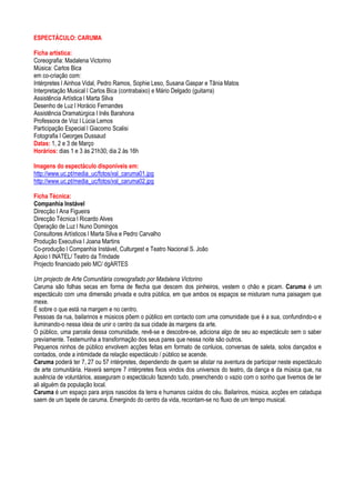 UM ABRIGO DE UNIVERSOS DAS ARTES