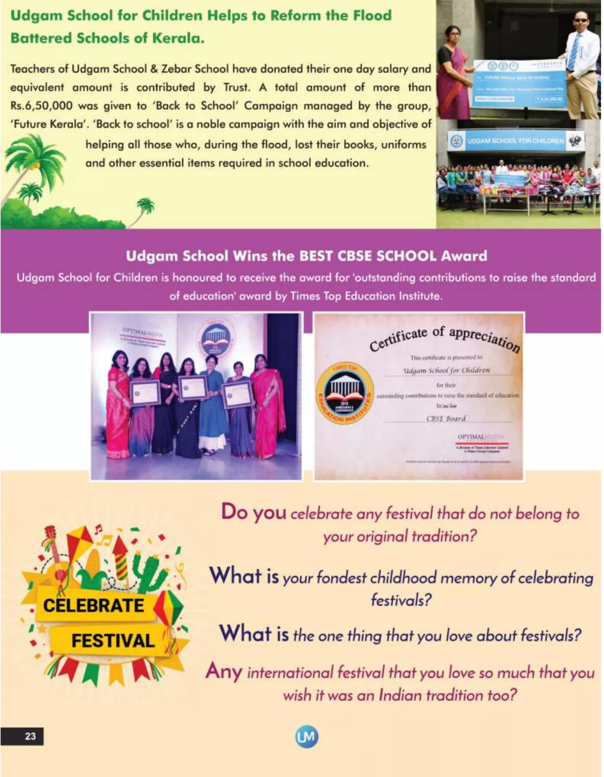 Udgam Matters - September Issue 