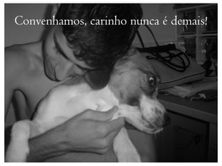 Convenhamos, carinho nunca é demais!
 