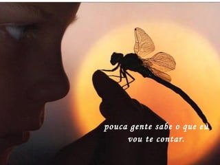 pouca gente sabe o que eu vou te contar. 