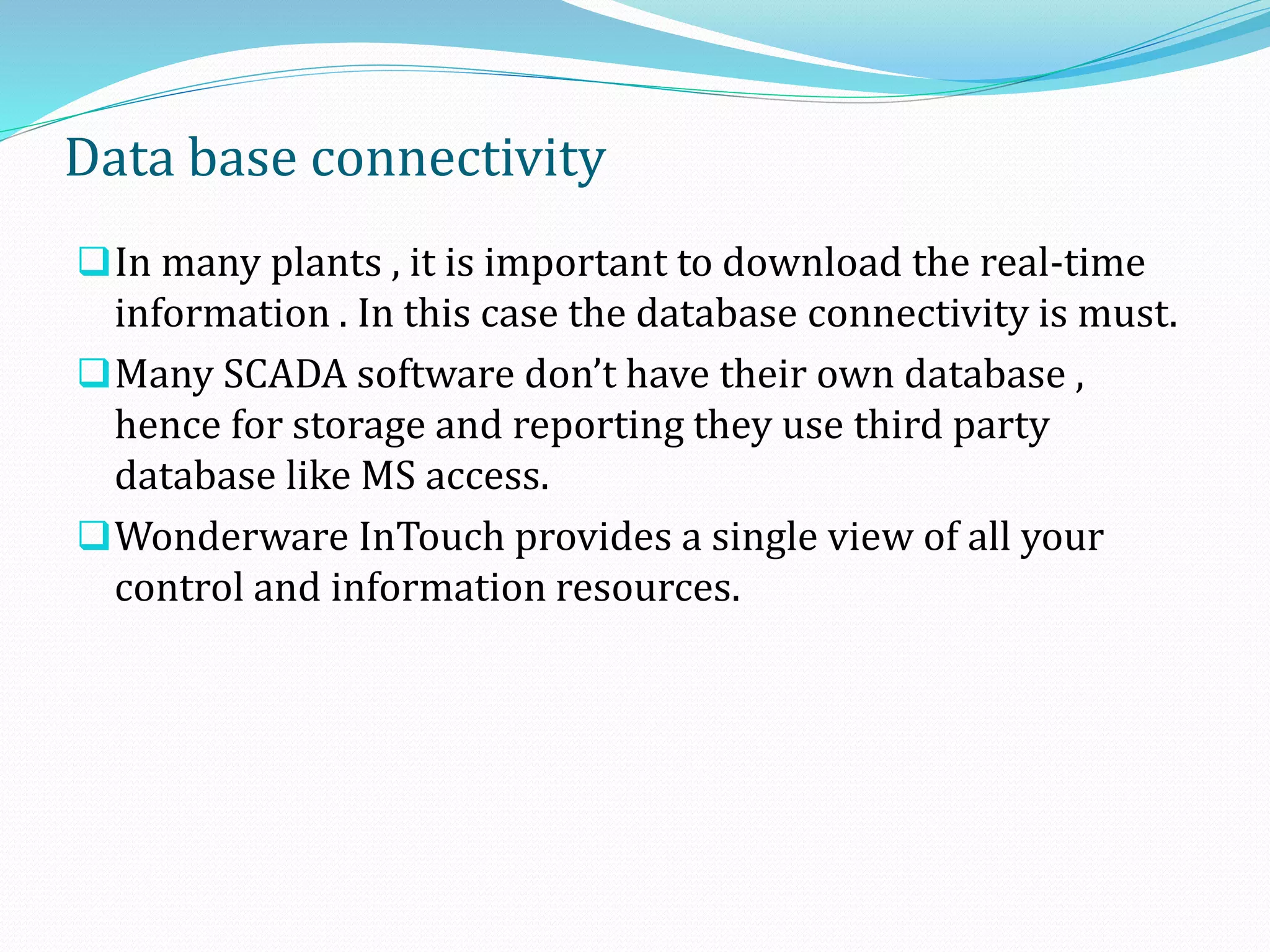 PRESENTATION ON PLC AND SCADA | PPTX