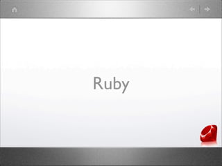 Uma Introdução a Ruby