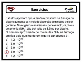 Exercícios   Prof. Fábio
 