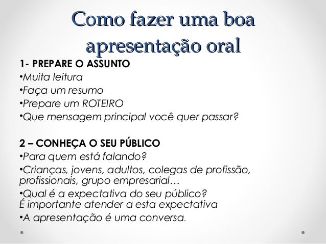 Como fazer uma boa apresentação de powerpoint