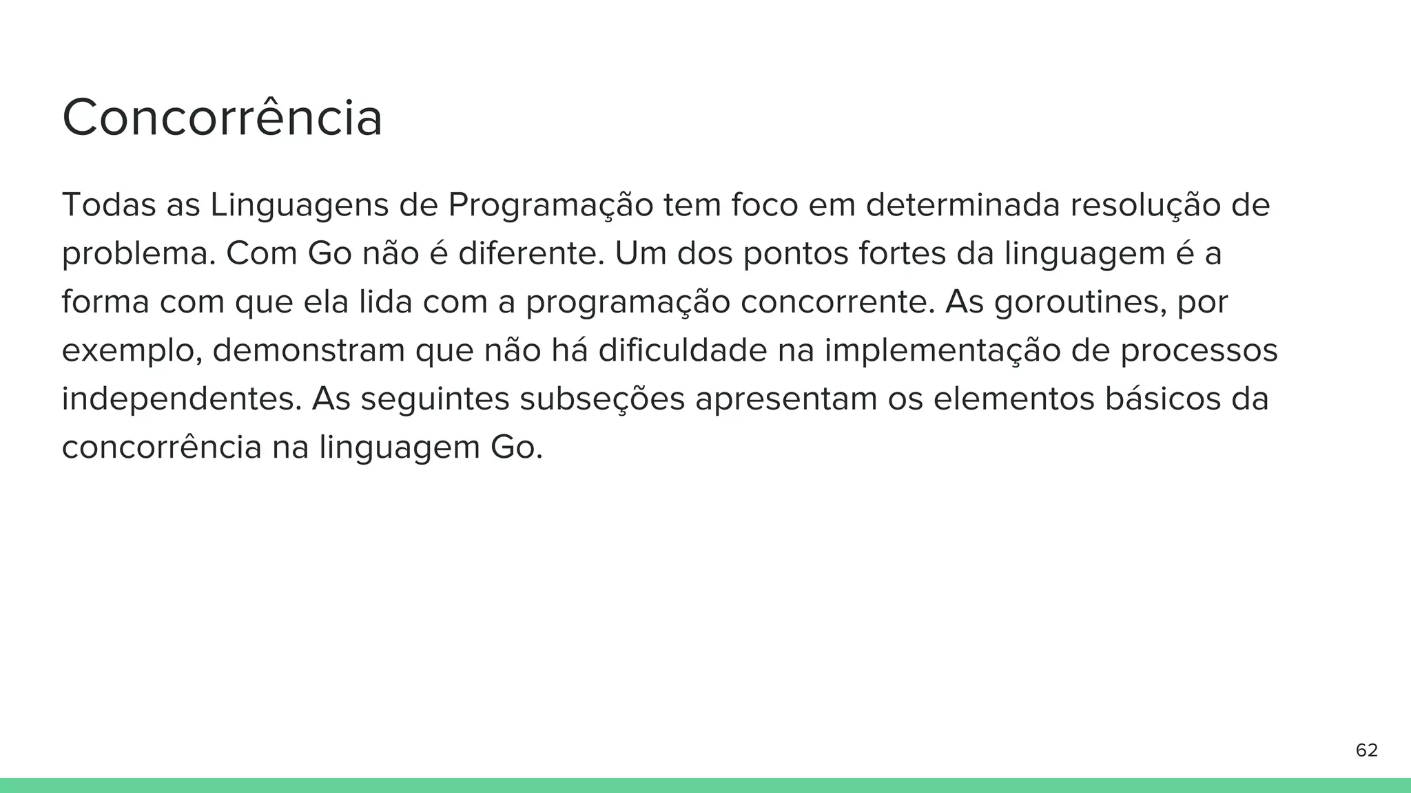 Uma introdução ao Go: A Linguagem Performática do Google