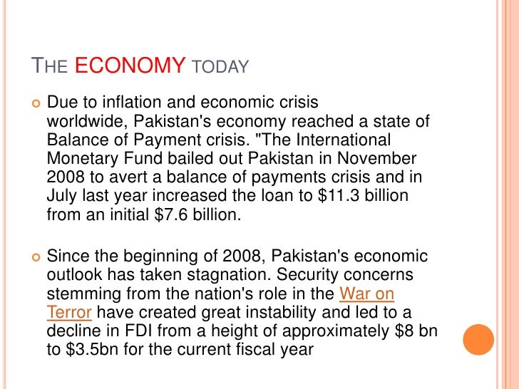 Economy of pakistan essay