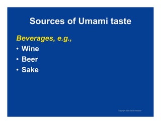 Exploring Umami: The Fifth Taste
