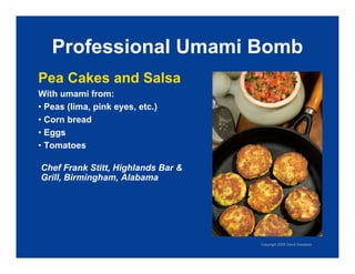 Exploring Umami: The Fifth Taste