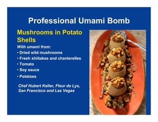 Exploring Umami: The Fifth Taste