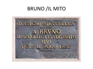 BRUNO /IL MITO
 