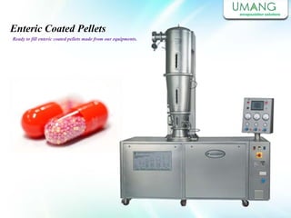 Enteric Coated Pellets
Ready to fill enteric coated pellets made from our equipments.
 
