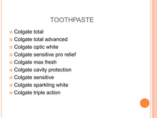 Colgate Optima COLGATE | PPTX