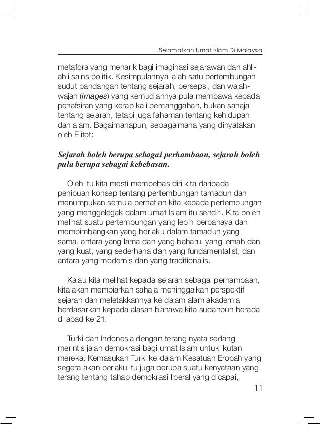 Selamatkan Umat Islam di Malaysia