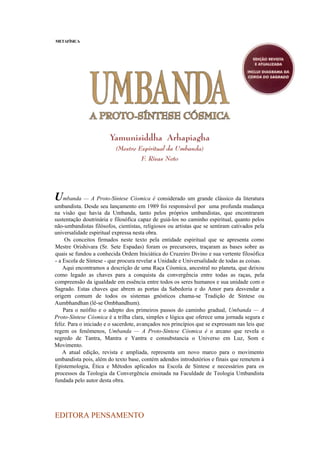 Umbanda  -a_proto-síntese_cósmica_-_f._rivas_neto_-_yamunisiddha_arhapiagha