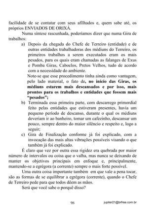 35285(         181$         6(     6(16,%,/,=$5            20         26

352%/(0$6 $/+(,26           .
        - Ah, mas isso seria falta de caridade. Como não me
sensibilizar com um problema que está me sendo levado por uma
pessoa necessitada? - diriam logo alguns.
        Não se sensibilizar, não quer dizer, de forma alguma, NÃO
AJUDAR, muito pelo contrário - você ajuda muito mais na medida em
que 1­2 3$57,,3$ '$6 0(60$6 (02d®(6 '$6
3(662$6, ou seja, consegue se manter isolado(a) dessas emoções e

5$,21$/0(17( (48,/,%5$'2$ 