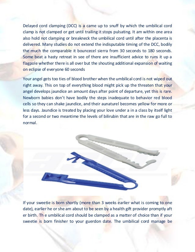 Umbilical Cord Clamping After Birth