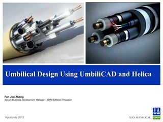 Umbilical Design Using UmbiliCAD and Helica

Fan Joe Zhang
Sesam Business Development Manager – DNV Software / Houston




Agosto de 2012
 