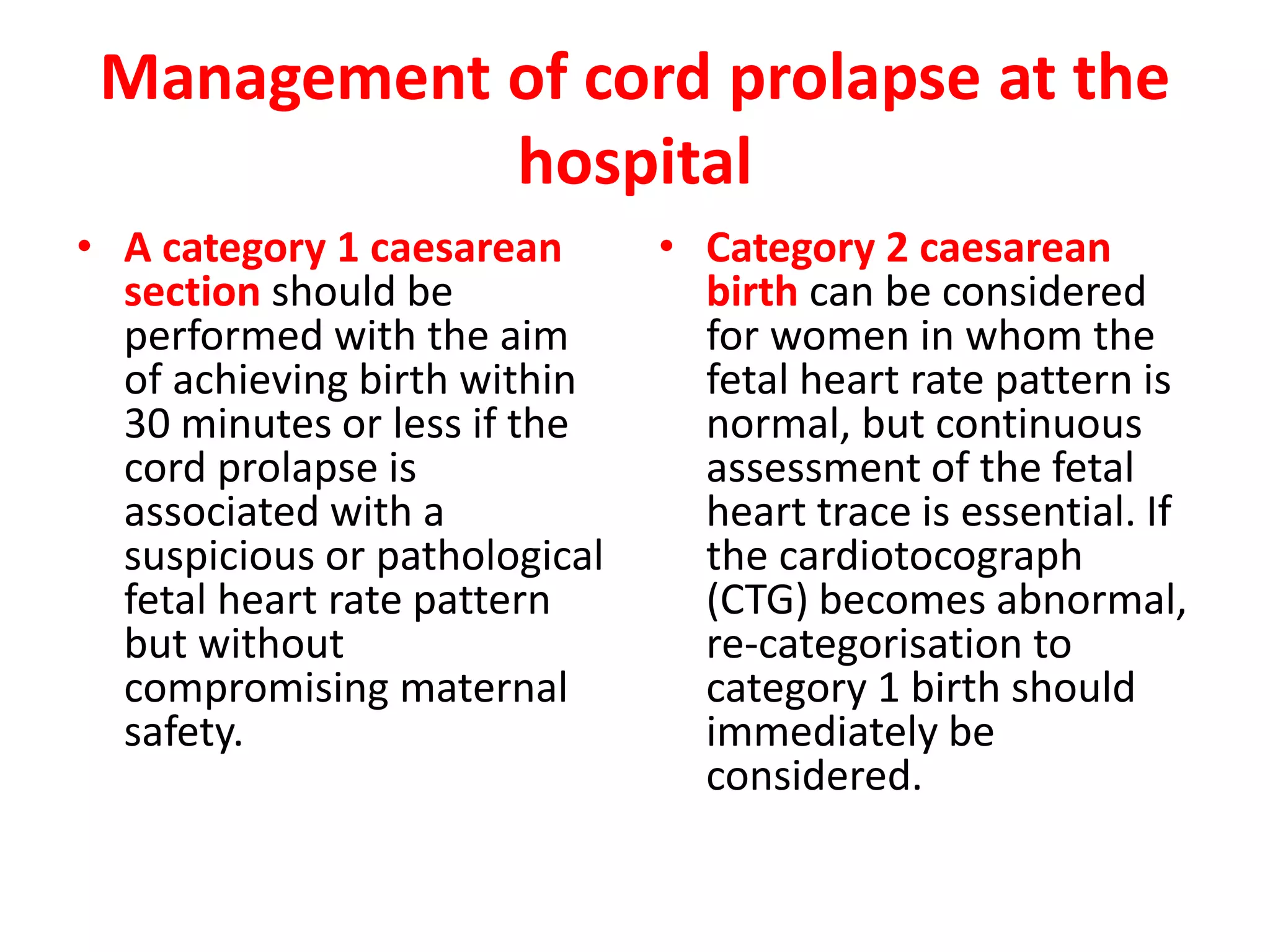 Umblical cord prolapse | PPTX