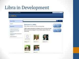 Libra in Development