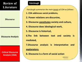 A Critical Discourse Analysis of Malaysian prime minister's speech in ...