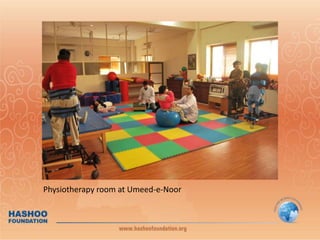 Physiotherapy room at Umeed-e-Noor