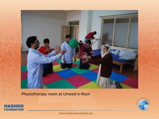 Physiotherapy room at Umeed-e-Noor