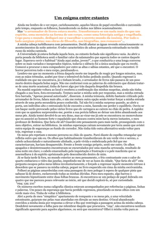 Um enigma entre estantes (conto) | ODT