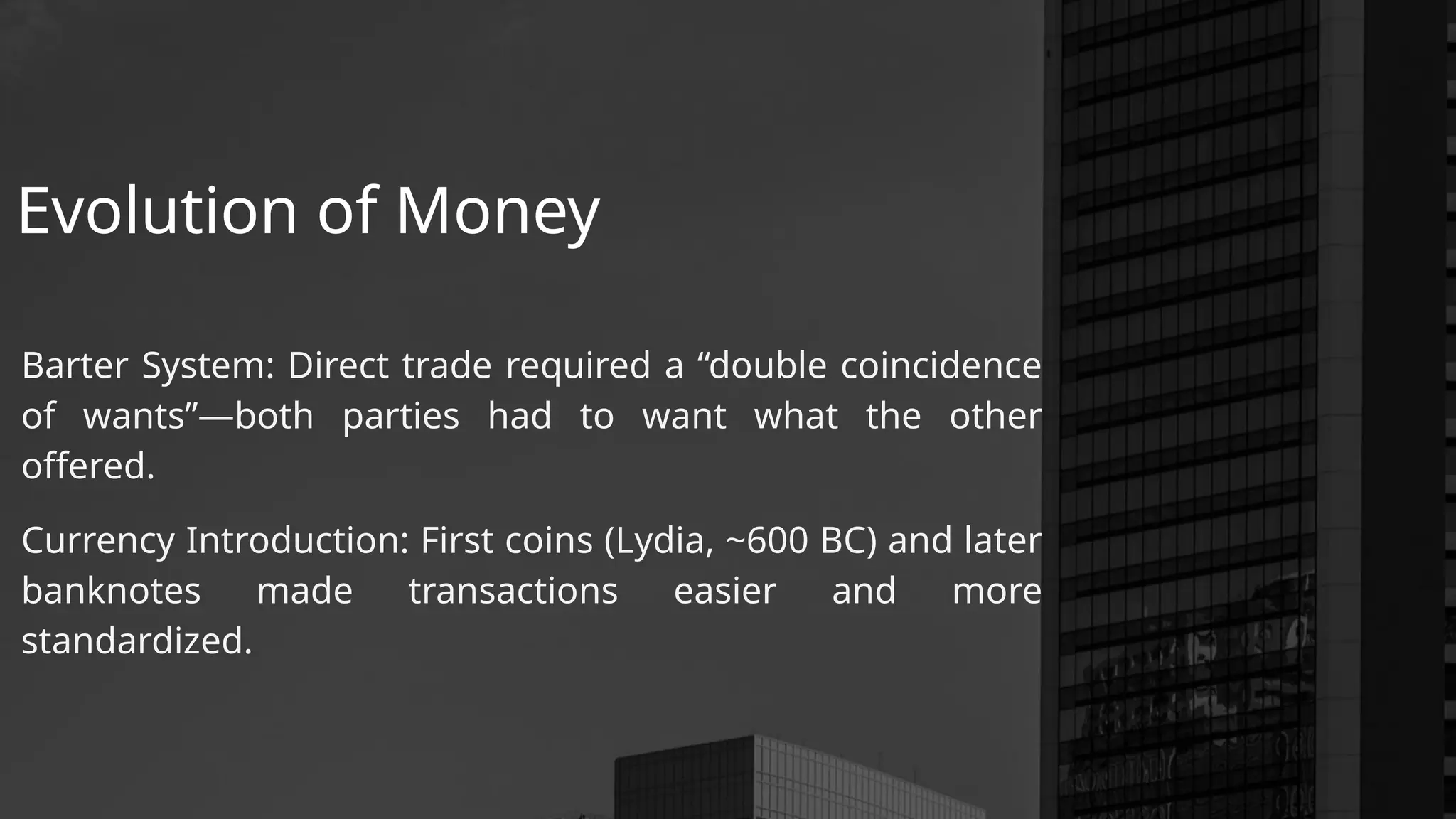 WHAT IS MONEY visual data 3