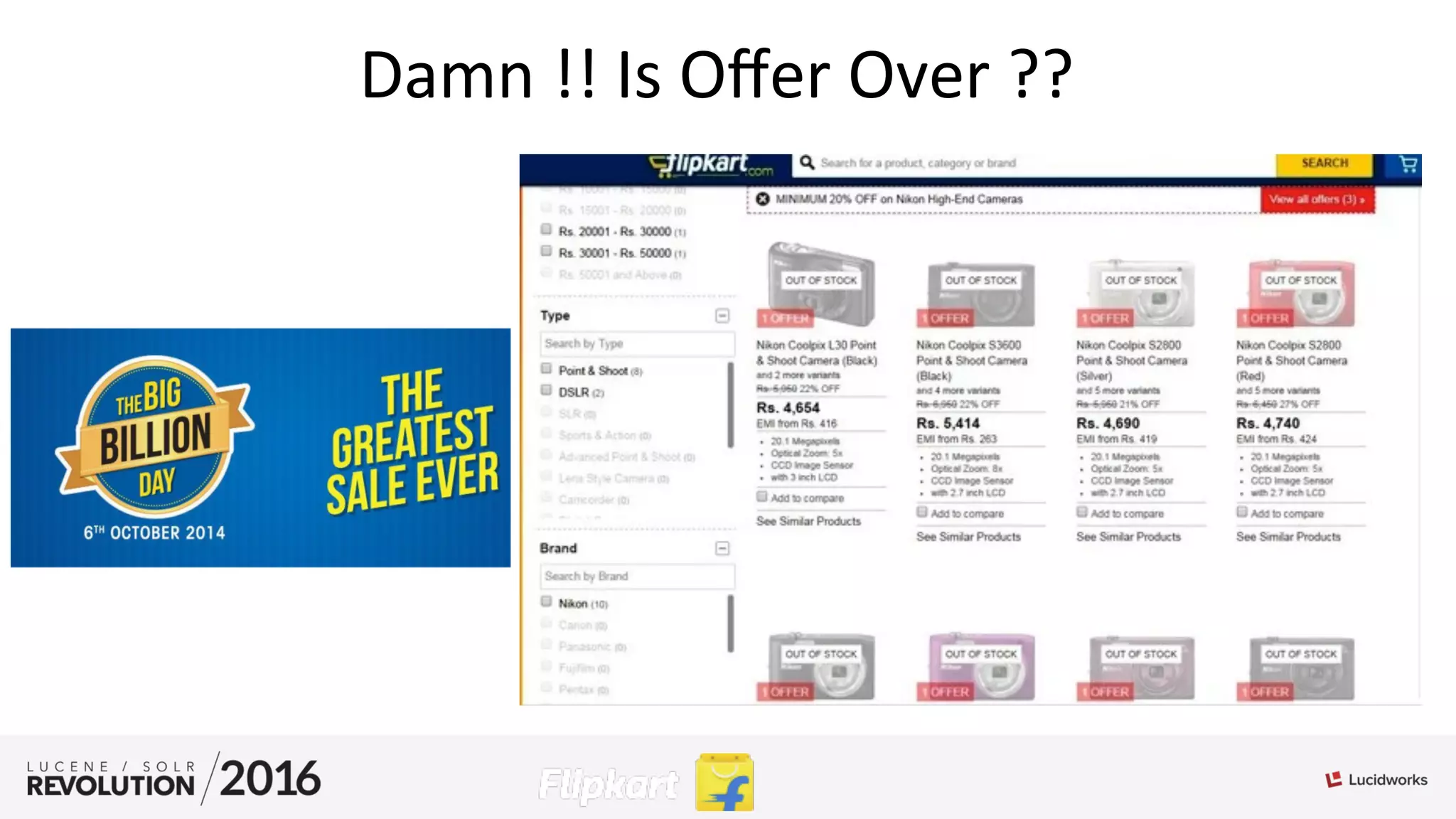 Damn	
  !!	
  Is	
  Oﬀer	
  Over	
  ??	
  
 