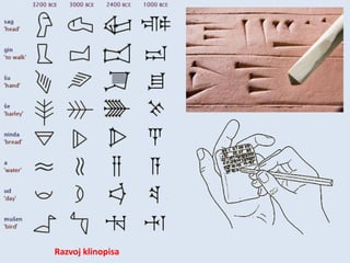 Razvoj klinopisa 
 