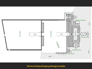 Shema Hačepsutinega grobnega templja
 