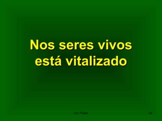 Nos seres vivosNos seres vivos
está vitalizadoestá vitalizado
54Um Fluido
 