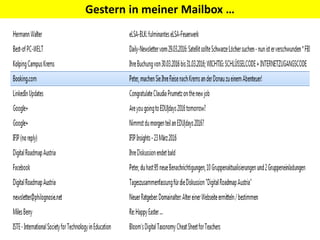 Gestern in meiner Mailbox …
 