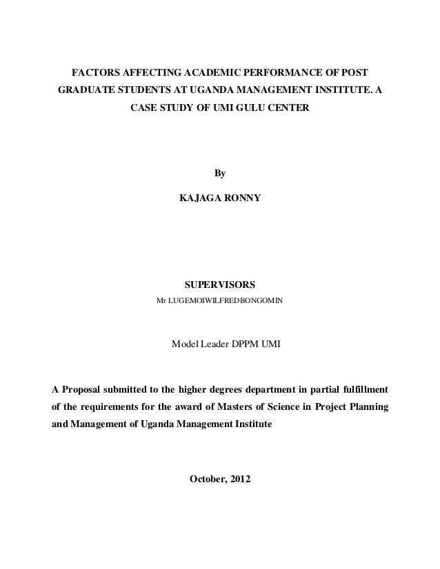 Educational planning management thesis