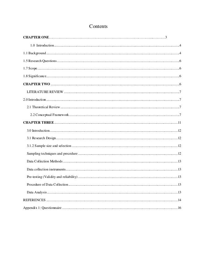 Research Proposal